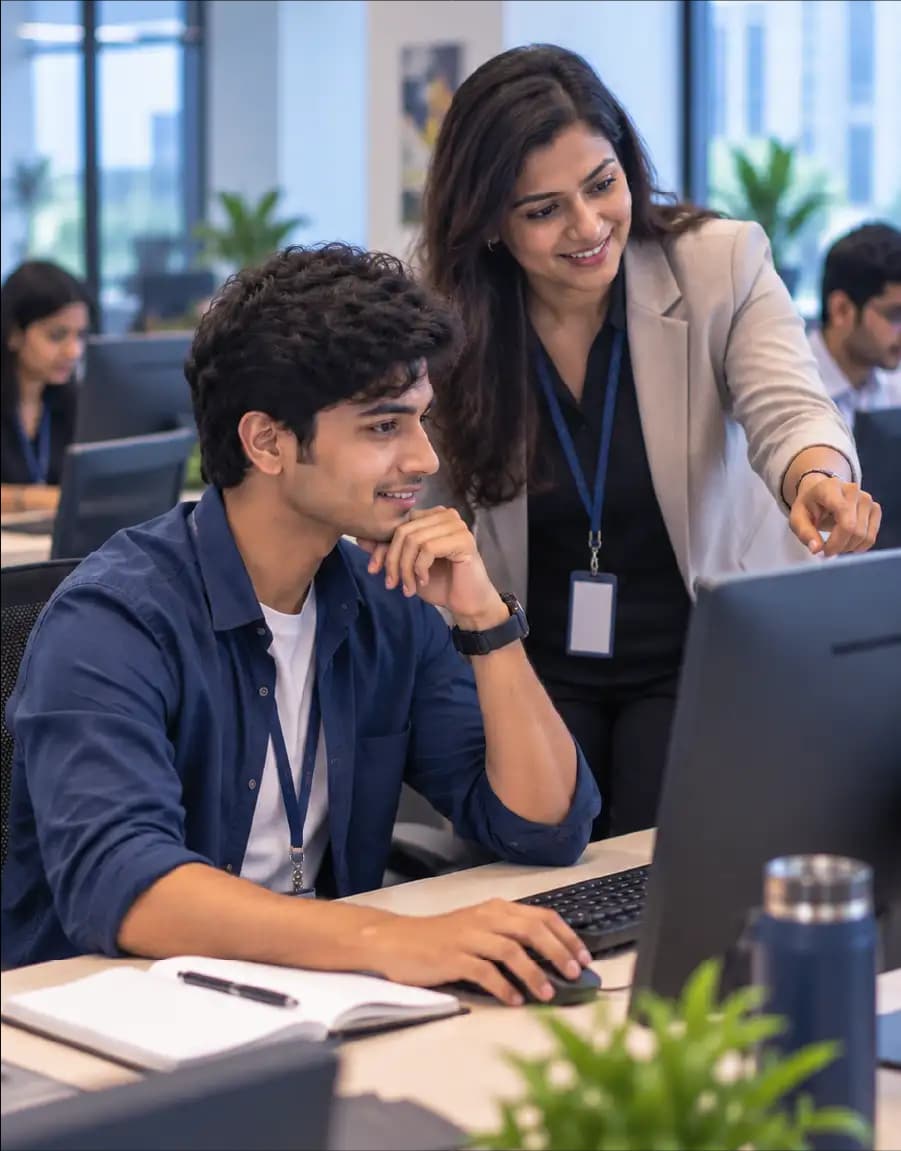 P2P training in a corporate environment